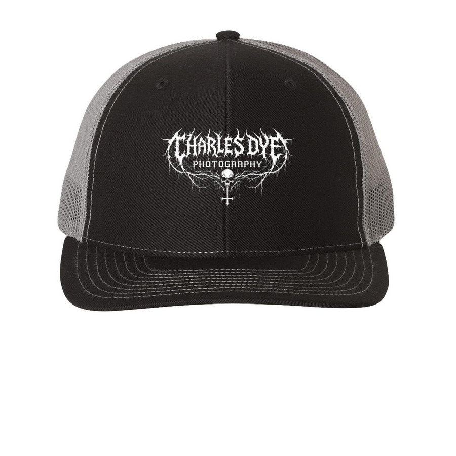 Charles Dye Photography, a Black/ Charcoal Printed Snapback Trucker Cap