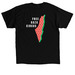 Support: The Free Gaza Circus Center, a Black Classic Unisex Tee (back-view)