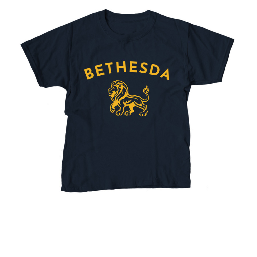 Bethesda Elementary Spirit Wear, a Navy Youth Unisex Tee