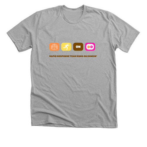 Dunkies, a Athletic Heather Premium Unisex Tee