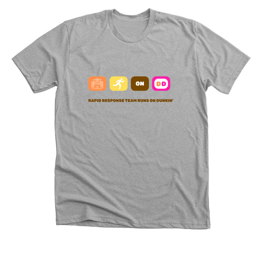 Dunkies, a Athletic Heather Premium Unisex Tee