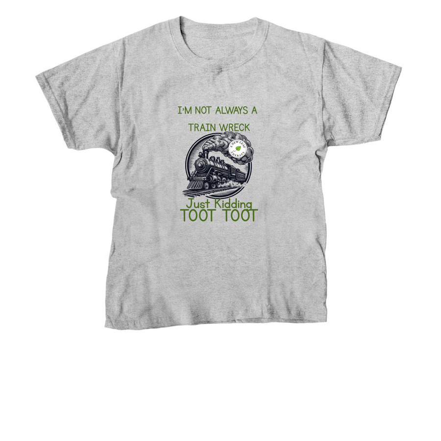 Train Wreck, a Sport Grey Youth Unisex Tee