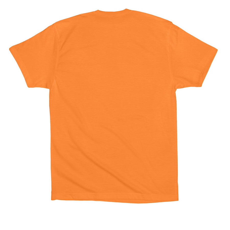 OSU - "Oregon State" Hebrew Design!, a Burnt Orange Premium Cotton Tee (back-view)
