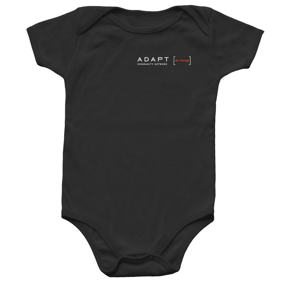 Infant Onesie, a Black Infant Onesie