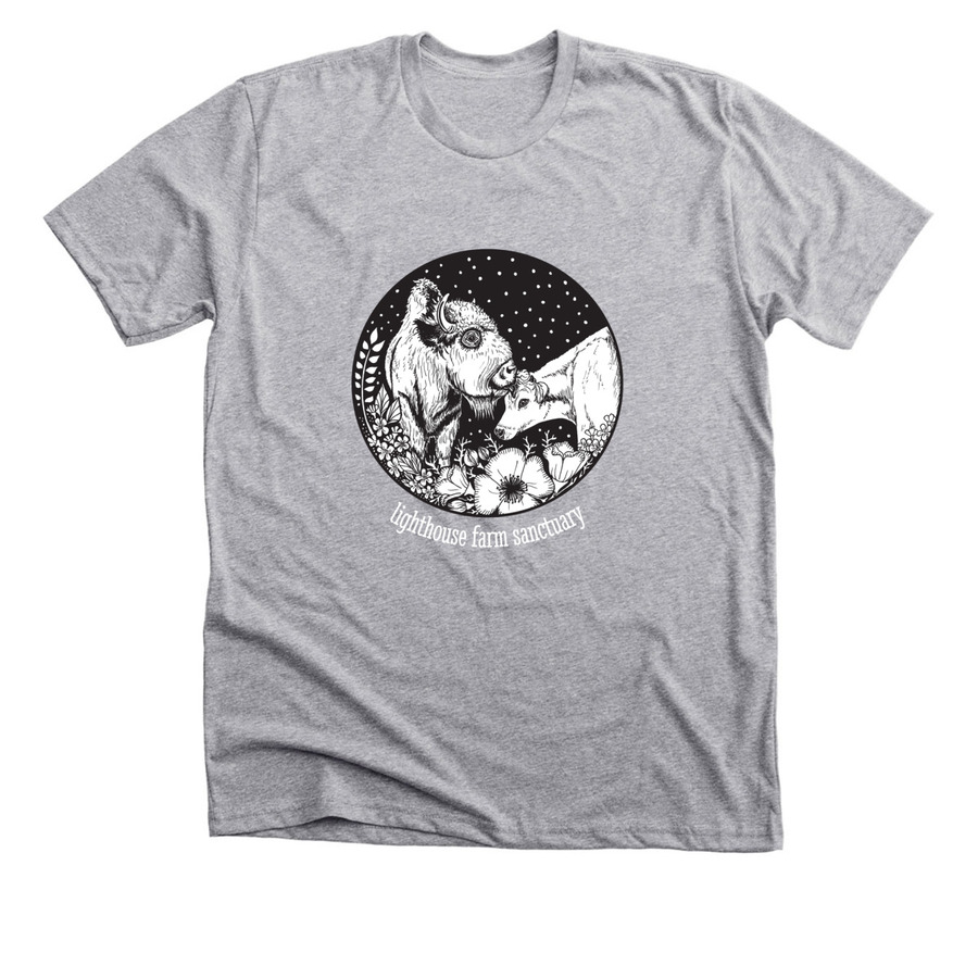 Helen + Italo, a Athletic Heather Premium Unisex Tee