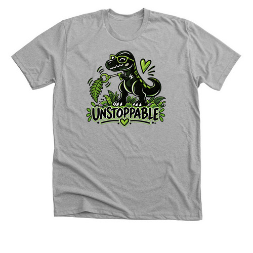 Be unstoppable, a Athletic Heather Premium Unisex Tee