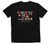 Confidence starts at your fingertips, a Solid Black Blend Premium V-Neck Tee (back-view)