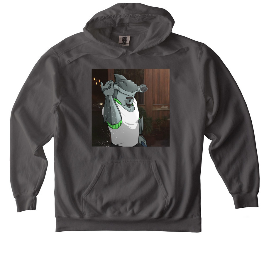 Salty Shack Hoodie, a Pepper Comfort Colors Pullover Hoodie