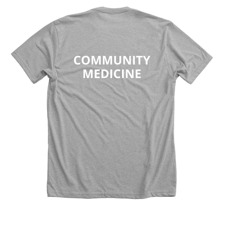 Vets in Vans, a Athletic Heather Premium Unisex Tee (back-view)