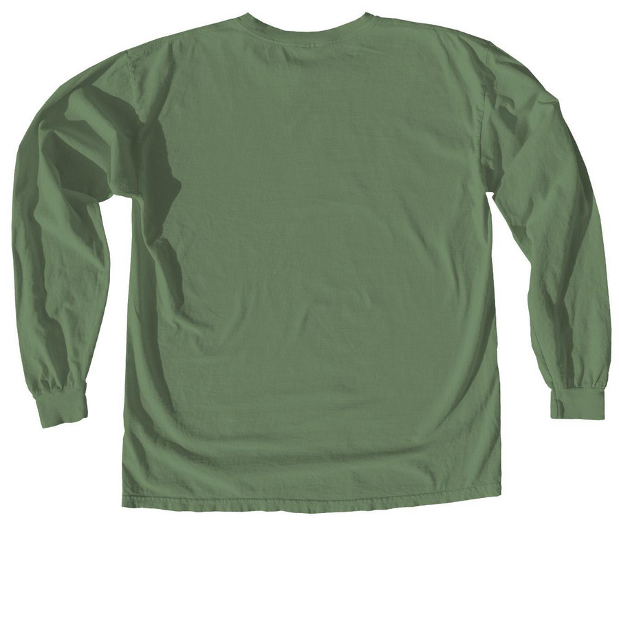 Rescue Adopt Love Long Sleeve Tee, a Hemp Comfort Colors Long Sleeve Tee (back-view)