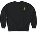Love Smiles: Books, Comfort & Hope, a Black Softstyle Crewneck Sweatshirt