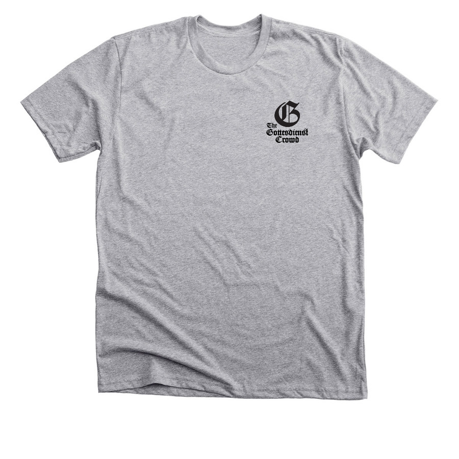 Let's Get Dusting, a Athletic Heather Premium Unisex Tee