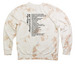 Dreamland Symphony, a Dusty Pink Tie Dye Crewneck Sweatshirt (back-view)