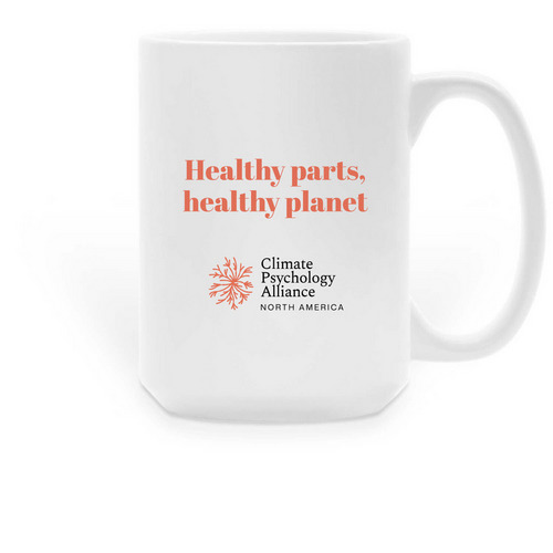 Healthy parts, healthy planet, a White Large Coffee Mug
