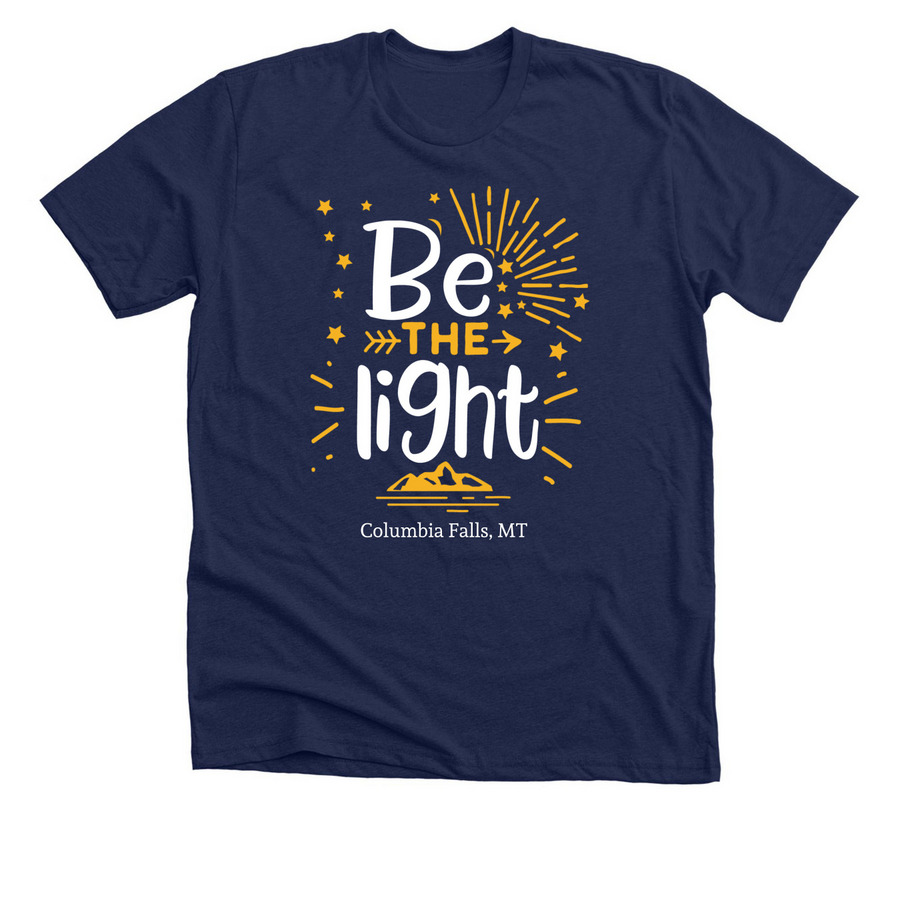 Montana Mission Trip 2026, a Solid Navy Blend Premium Unisex Tee
