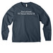 White-Simple Campaign Shirt, a Vintage Navy Unisex Heavyweight Long Sleeve Tee