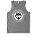 Huskies Tennis Circle, a Aluminum Grey Allmade Eco Triblend Tank