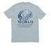 World Classical Network Merchandise, a I Like You Blue Allmade Eco Triblend Unisex Tee (back-view)