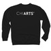 ChiArts Apparel&nbsp;, a Black Midweight Crewneck Sweatshirt