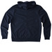 Zip Up & Support Your Local Library., a Night Sky Navy Allmade Organic French Terry Zip Up Hoodie (back-view)