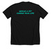 Sunny Pits Classic Design, a Solid Black Blend Premium Unisex Tee (back-view)