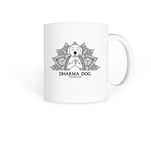 DHARMA DOG - Mug, a White Coffee Mug