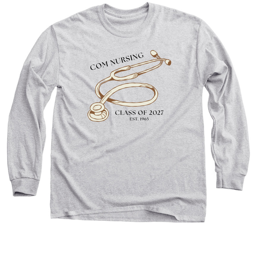 Class of 2027 long sleeve, a Sport Grey Classic Long Sleeve Tee