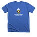 Pride 2023 - All Heroes Are Welcome, a Heather True Royal Premium Unisex Tee