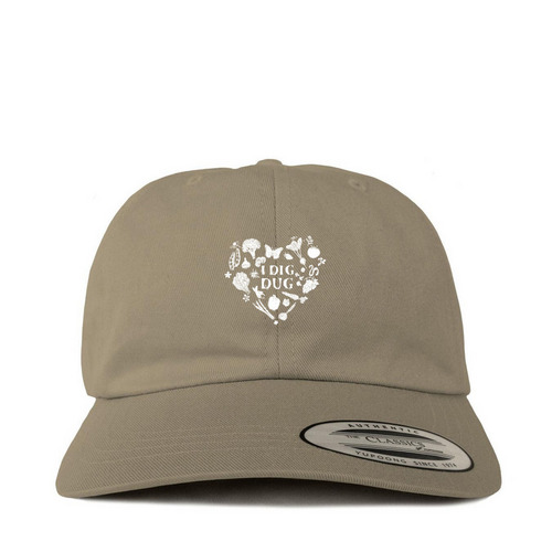 I Dig DUG, a Khaki Printed Classic Baseball Cap