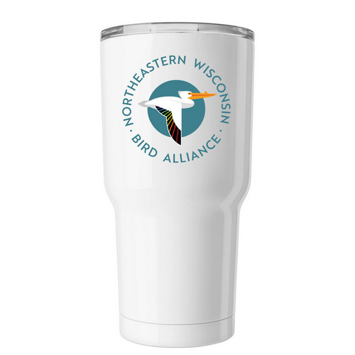 Insulated Tumbler - 30 oz, a White Insulated Tumbler