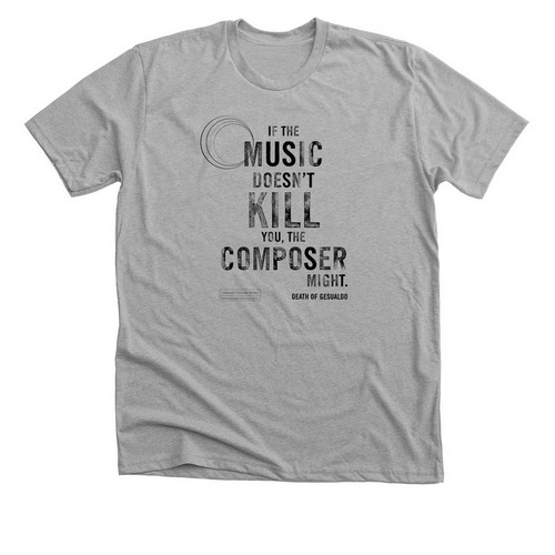 Death of Gesualdo, a Athletic Heather Premium Unisex Tee