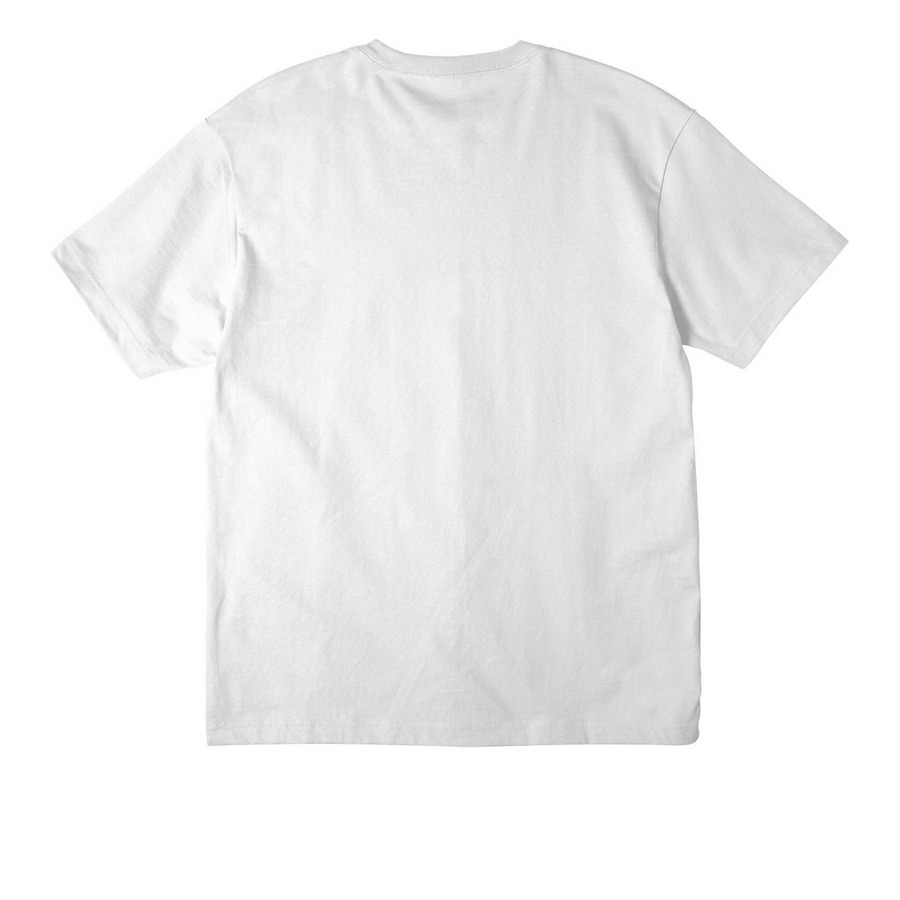 Team Laurence, a White Unisex Heavyweight Tee (back-view)