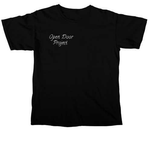 Open Door Merch, a Black Comfort Colors Unisex Tee