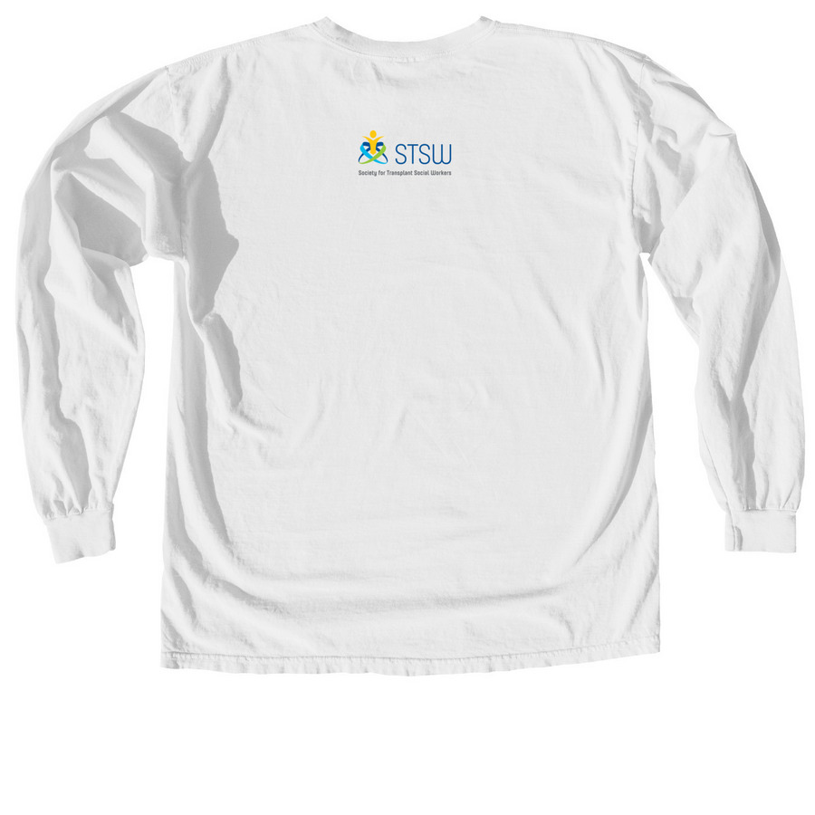 2026 Conference Tshirts, a White Comfort Colors Long Sleeve Tee (back-view)