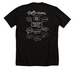 Patti?s Retirement&nbsp;, a Solid Black Blend Premium Unisex Tee (back-view)