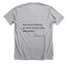 With You In It;, a Athletic Heather Premium Unisex Tee (back-view)