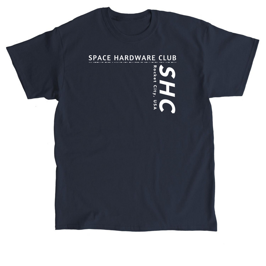Space Hardware Morse Design, a Navy Classic Unisex Tee