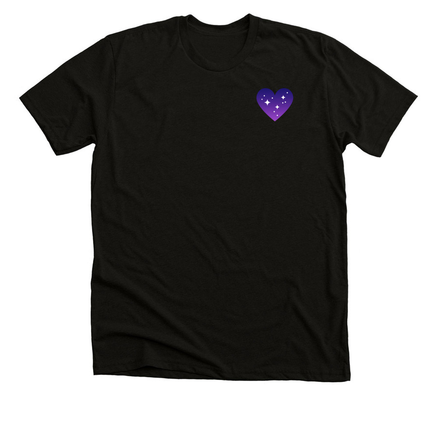 I <3 Dark Skies, a Solid Black Blend Premium Unisex Tee