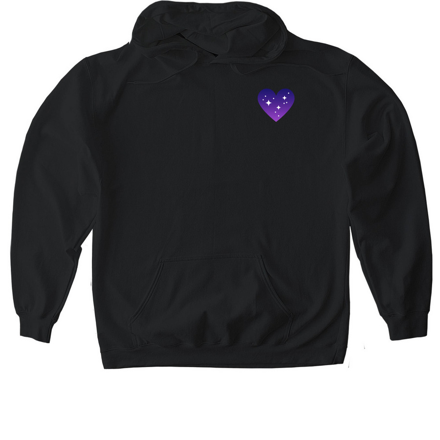 I <3 Dark Skies, a Black Gildan Softstyle Pullover Hoodie