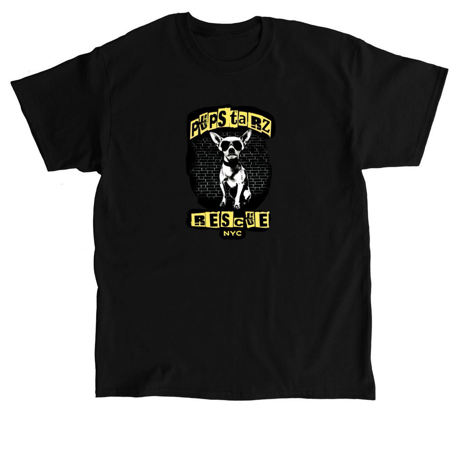 PupStarz Rescue, a Black Classic Unisex Tee