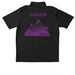 SCT Coach Polo Purple, a Black Unisex Performance Polo (back-view)