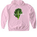 Hail Kale, a Light Pink Gildan Softstyle Pullover Hoodie