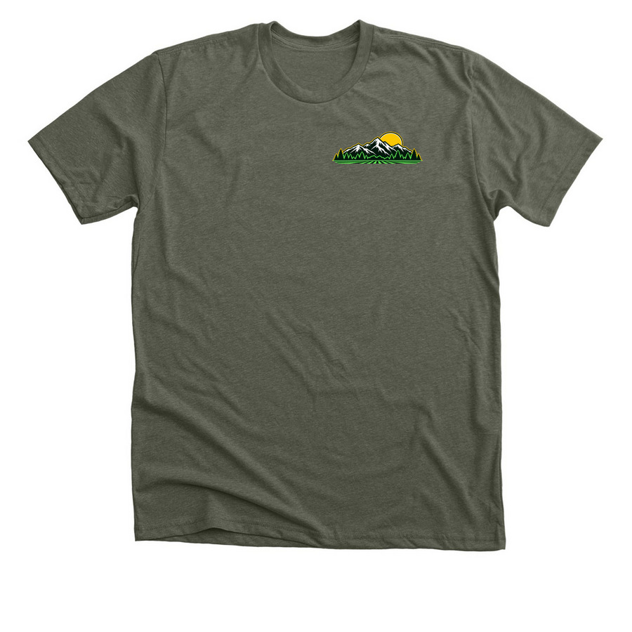Lemoore f35 jets, a Heather Military Green Premium Unisex Tee