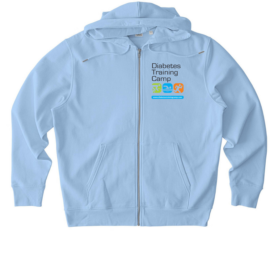 Zip Up Hoodie (LTC back), a Blue Soul Stanley/Stella Unisex Cultivator 2.0 Zip Up Pullover Hoodie