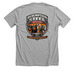 "Life Advice" Redemption Steel Rescue&nbsp;, a Athletic Heather Premium Unisex Tee (back-view)