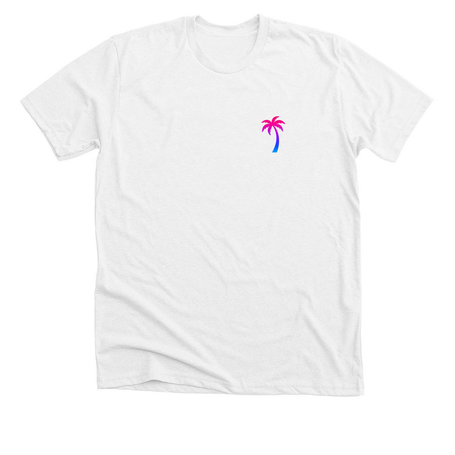 Summer Vibes, a Solid White Blend Premium Unisex Tee