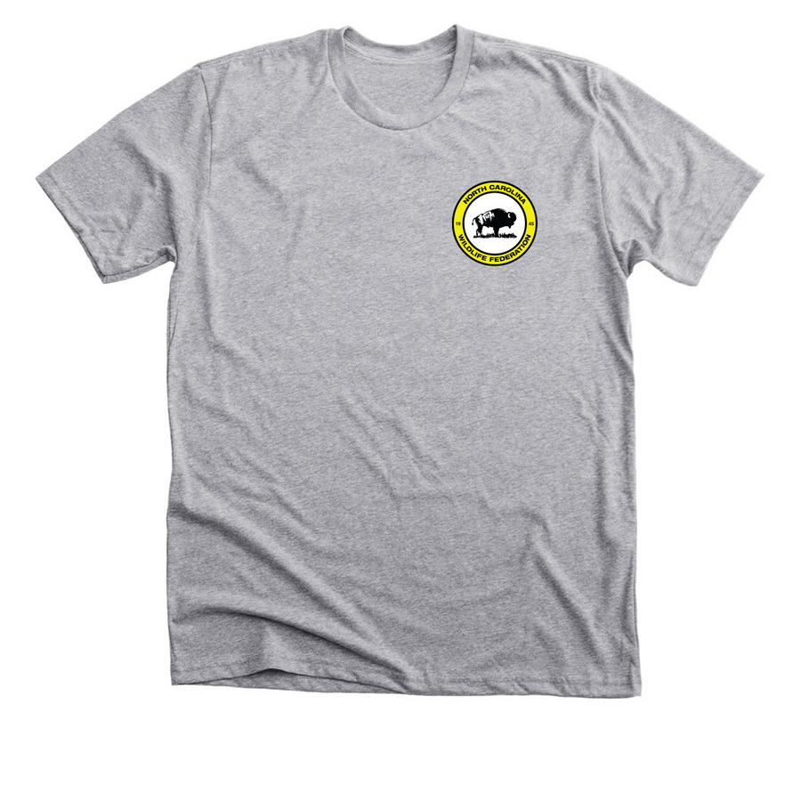 North Carolina Wildlife Federation, a Athletic Heather Premium Unisex Tee