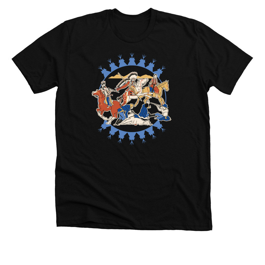 1876&nbsp;, a Solid Black Blend Premium Unisex Tee