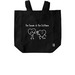 to love is to listen Tote, a Black Recycled Cotton Tote Bag