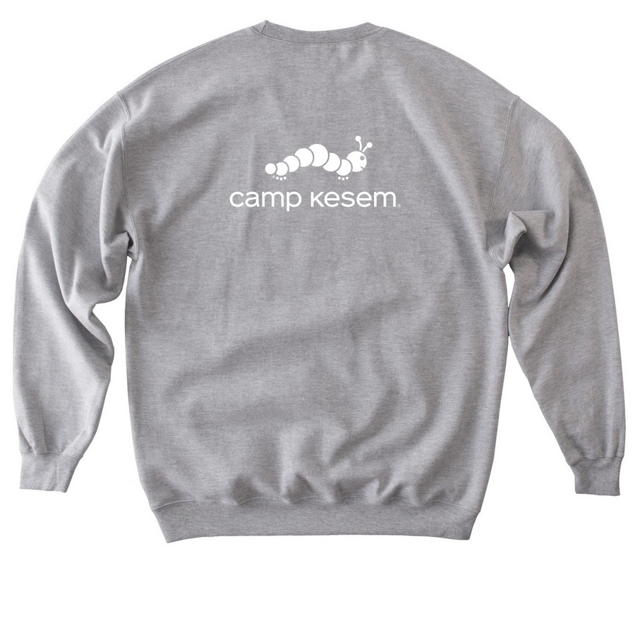 Moon and Stars Sweatshirt, a Sport Grey Softstyle Crewneck Sweatshirt (back-view)